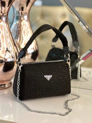 borsa strass prada